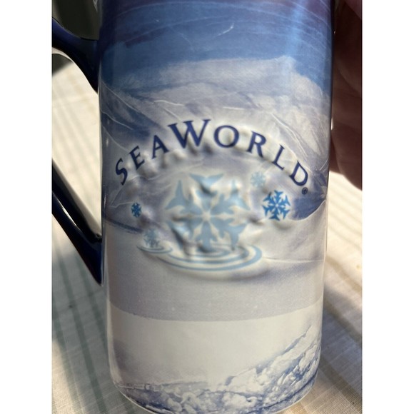 Ceramic Sea World Shamu Christmas Tree Coffee Tea Mug Cup - Picture 5 of 12